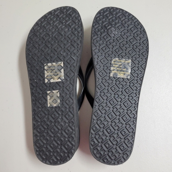 Tory Burch Emory Flip- Flop Sandals Wedge Platform. - Picture 4 of 10